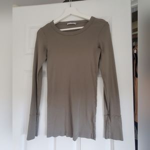 Michael Stars legacy supima raw edge tee